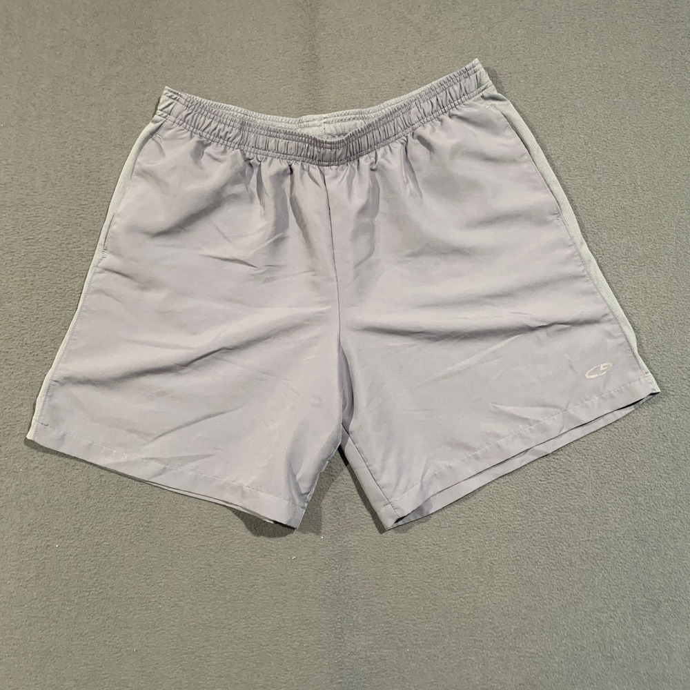 C9 by Champion Athletic Shorts Men XL Gray Mesh Side Panels Active Gym 89359-BQP